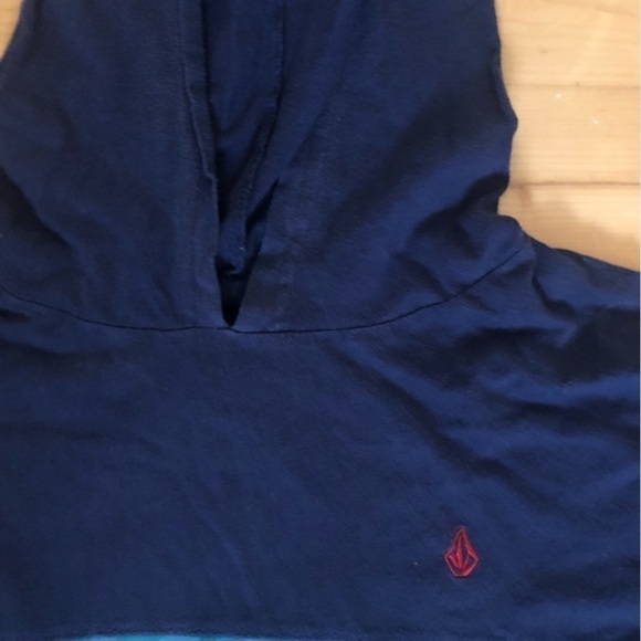 VOLCOM Boys popover top with hood Large - Picture 3 of 4